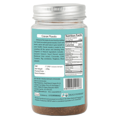 Praakritik Natural Garam Masala 100G view 2