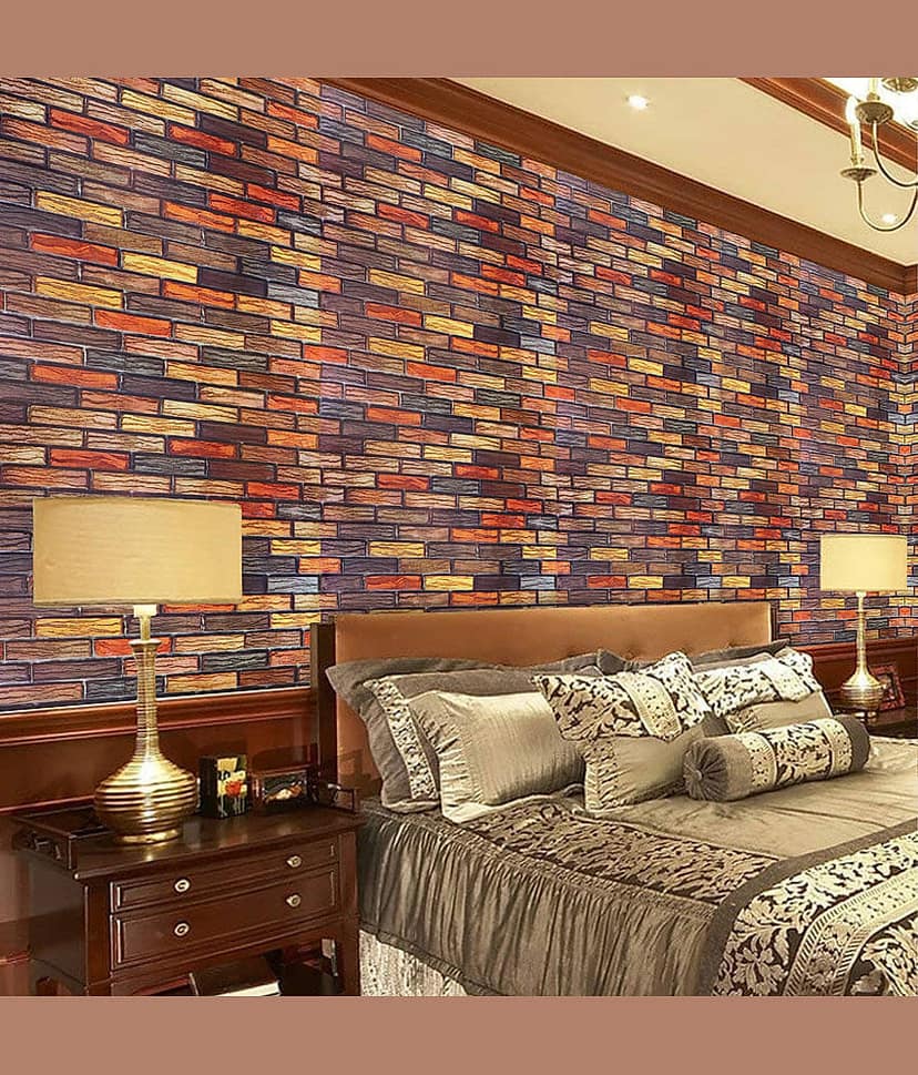 LARBENZ Vinyl Abstract Wallpapers Multicolor view 2