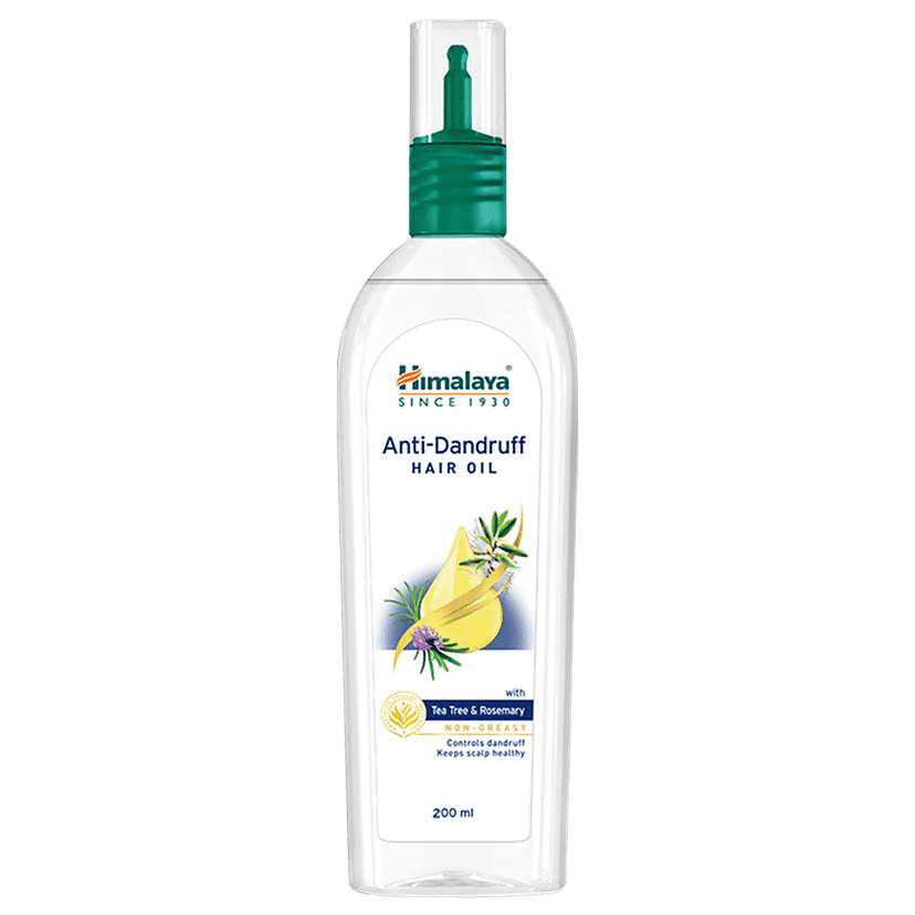 Himalaya Anti-Dandruff Hair Oil - Controls Dandruff & Keep Scalp Healthy, With Tea Tree & Rosemary, 100% Herbal Actives, Non-Greasy, 200 Ml view 2