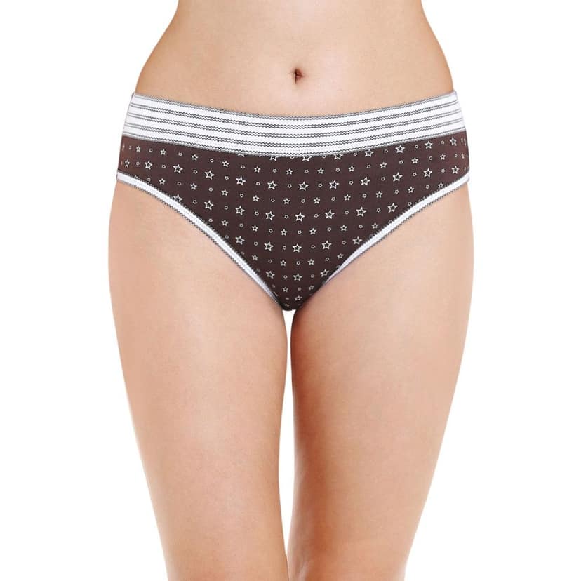 Bodycare women's combed cotton assorted Briefs Panty Pack of 3 ( E2912 ) view 3