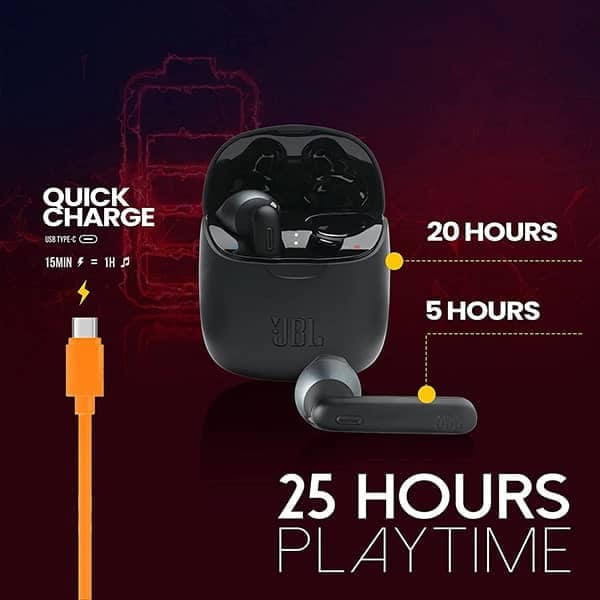 JBL Tune 225TWS True Wireless Earbuds view 3