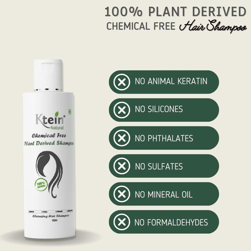 Ktein Natural Chemical Free Plant Derived Shampoo(100ml) view 4