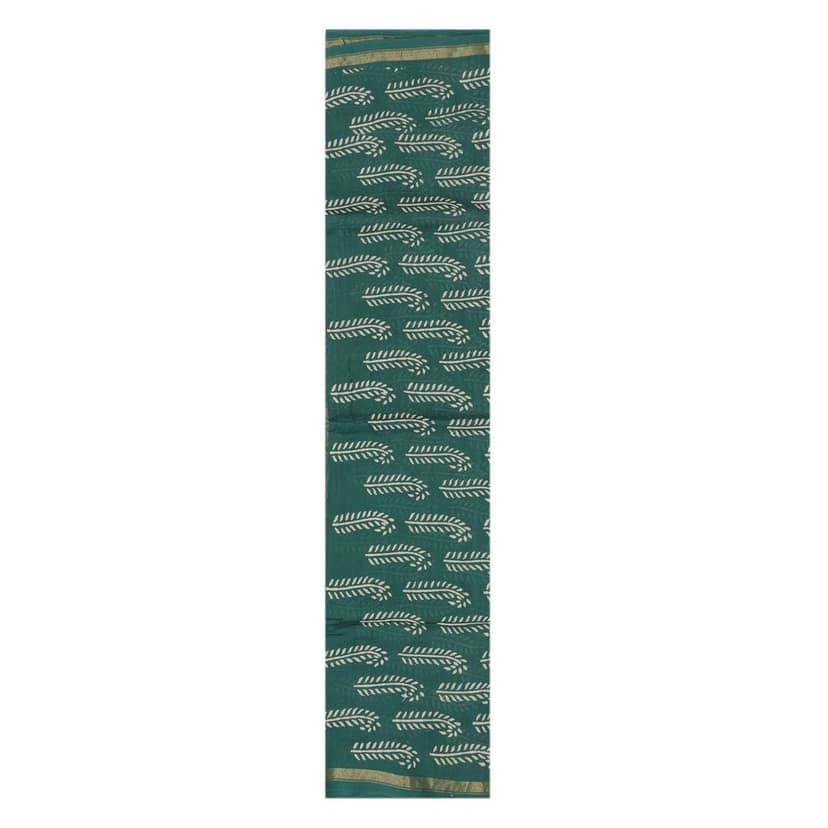 HANDLOOM CHANDERI 03 PCS DABU PRINTED SUIT (SKU - 1RDS01191120 Suit 35) view 2
