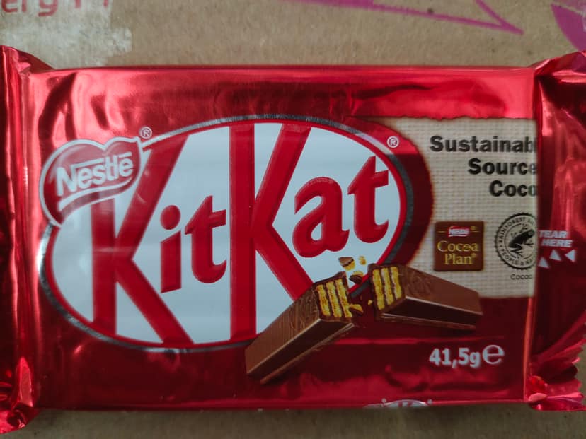 Nestle kit kat sustainably sourced cocoa