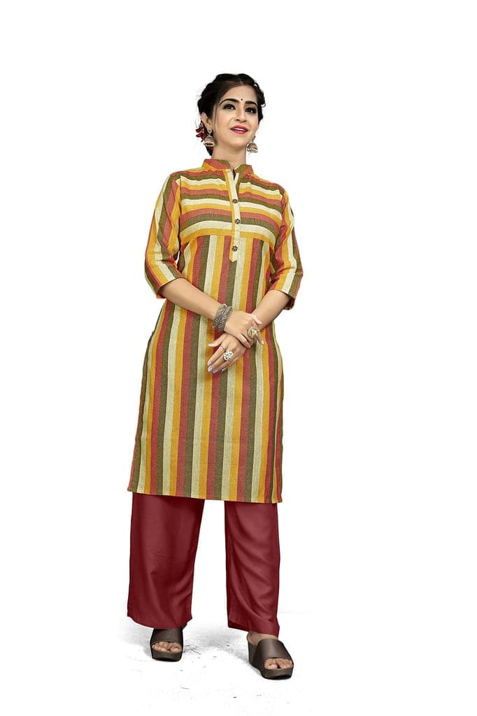 STYLEOO Women's Cotton Straight Kurta Combo Pack of 3 (M, L, XL, XXL) view 4