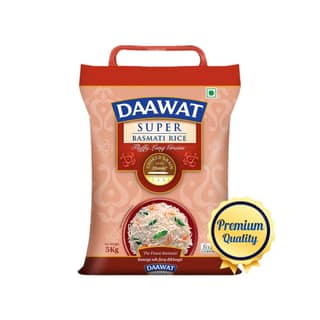 Daawat Super Basmati Rice (Fluffy Long Grain)