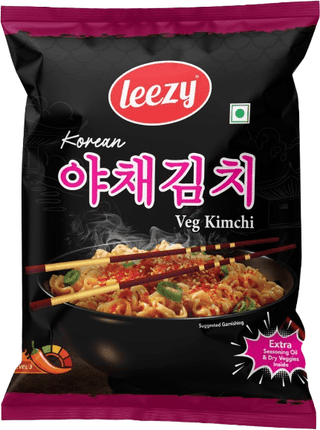 Leezy Korean Hot & Spice + Korean Kimchi combo pack of 6 pcs