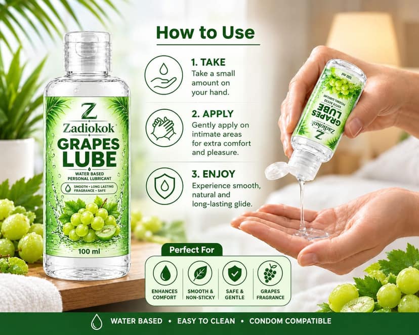 ZADIOKOK 5 Inch Extra Dotted Crystal Condom Reusable Condom with 100 ml Grapes Lube Combo view 6