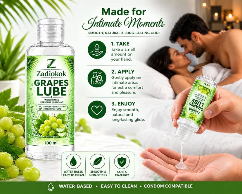ZADIOKOK 5 Inch Extra Dotted Crystal Condom Reusable Condom with 100 ml Grapes Lube Combo view 7
