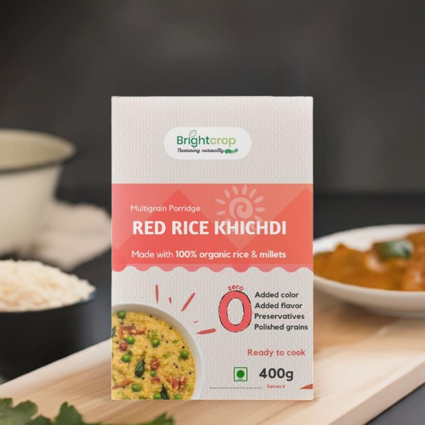 Red Rice Khichdi | Multigrain Porridge (400Gms Pack) view 2
