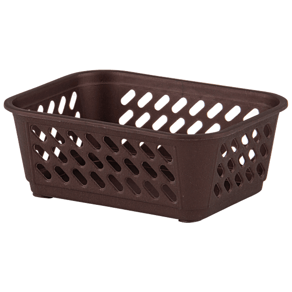 Polyset Plastic Super Tidy Tray No 3 - Brown, Small, 1 pc