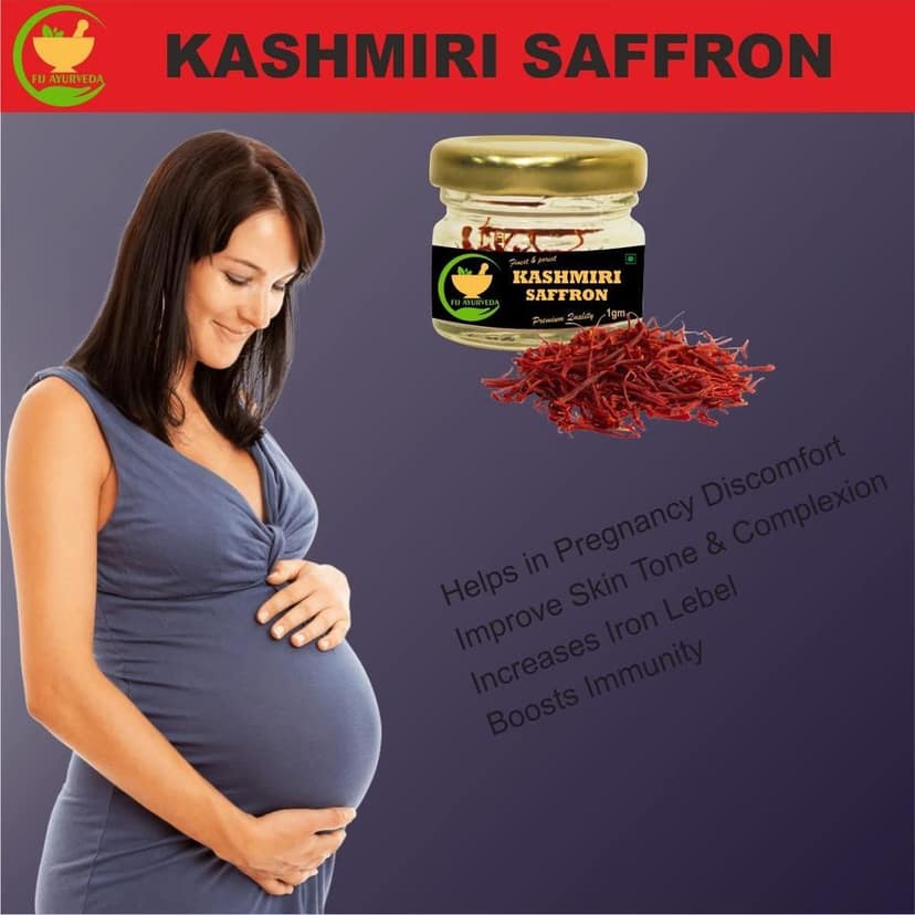 FIJ AYURVEDA Pure & Natural A++ Grade Kashmiri Saffron Threads |Original Kesar| / Kesar/Keshar/Zafran/Jafran for Men & Women � 4GM Combo Pack view 3