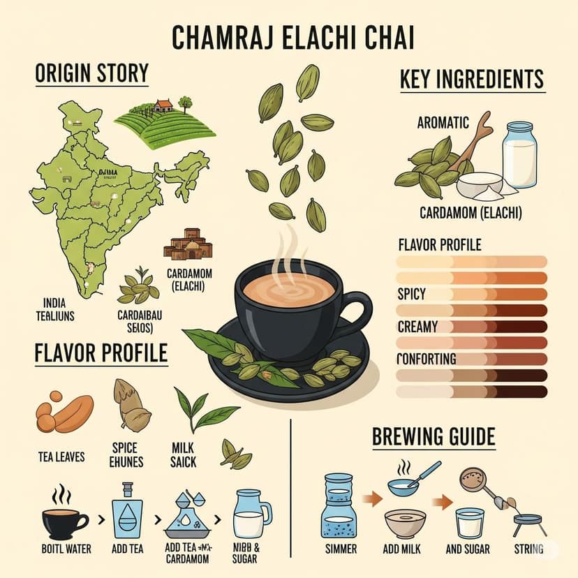 Chamraj Elaichi Chai - 250g view 8