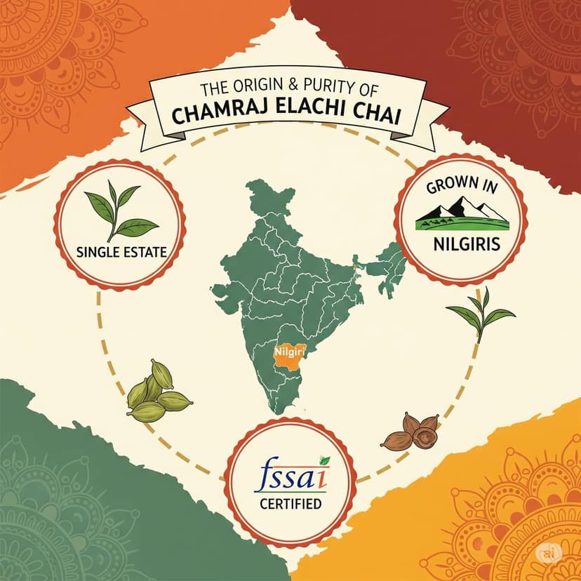 Chamraj Elaichi Chai - 250g view 9