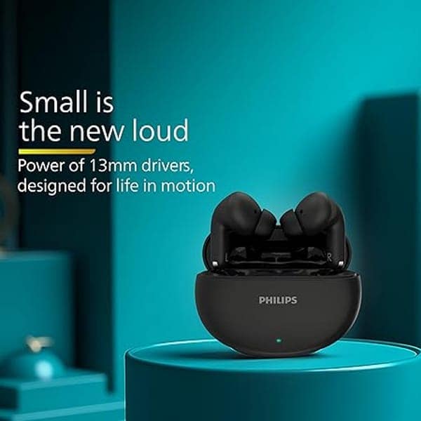 Philips TAT1269 Bluetooth Truly Wireless Earbuds view 2