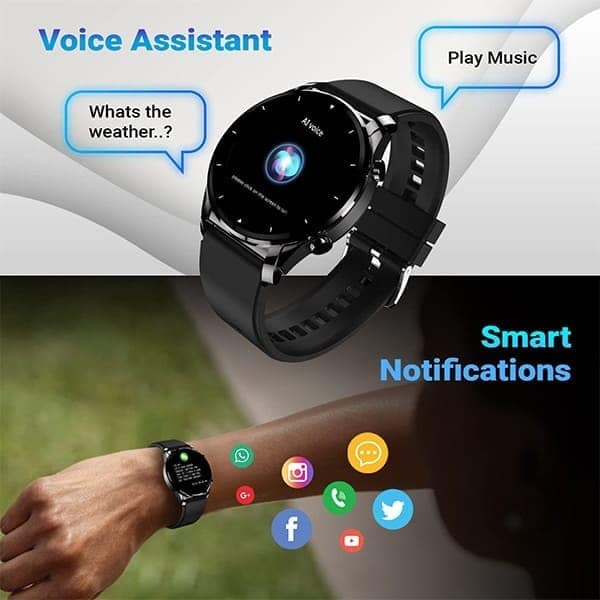 Fire-Boltt Thunder Bluetooth Calling 1.32 Inch Smartwatch with SpO2 view 3