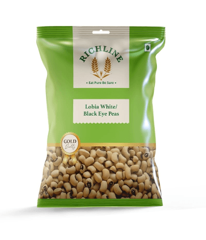 Richline Lobia White (Black Eye Peas), 1 Kg