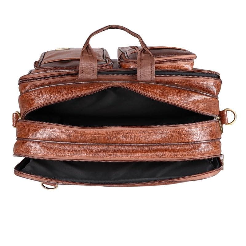 LOREM 28L Messenger Bag For Men - Faux Leather view 6