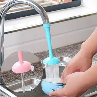 Right traders Kitchen Faucet Plastic Adjustable Tap Extender, Sink Tap Shower Head Nozzle Saving - Water for Ki