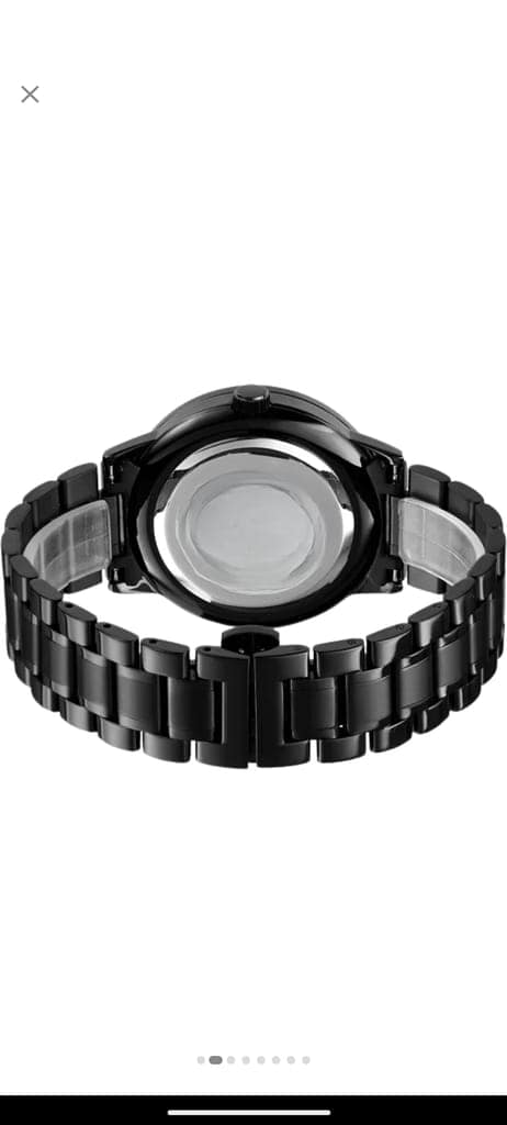 Turbo Rim Sports Analog Watch Supercar Wheel Hub Wristwatch stainless steel watch 360 rotating watch red colour view 2