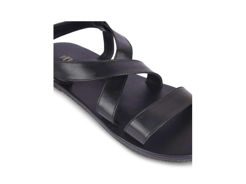 Paaduks Calor Black Sandals For Men - UK 9 view 2
