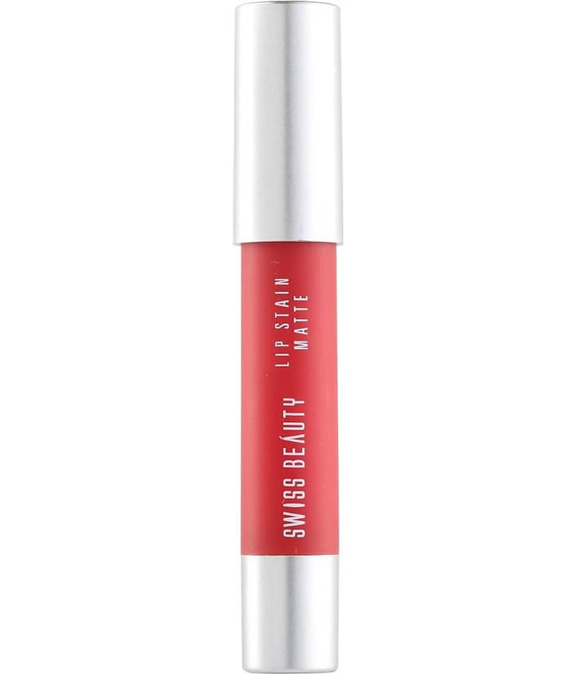 Swiss Beauty Lip Stain Matte Lipstick Lipstick (Russian Red), 3.4gm view 2