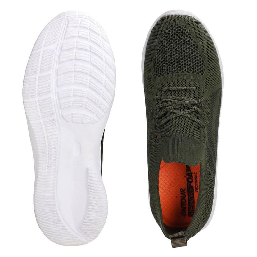 Ontour Green Sports Casual walking Running Shoes For Men Adult Boys view 5