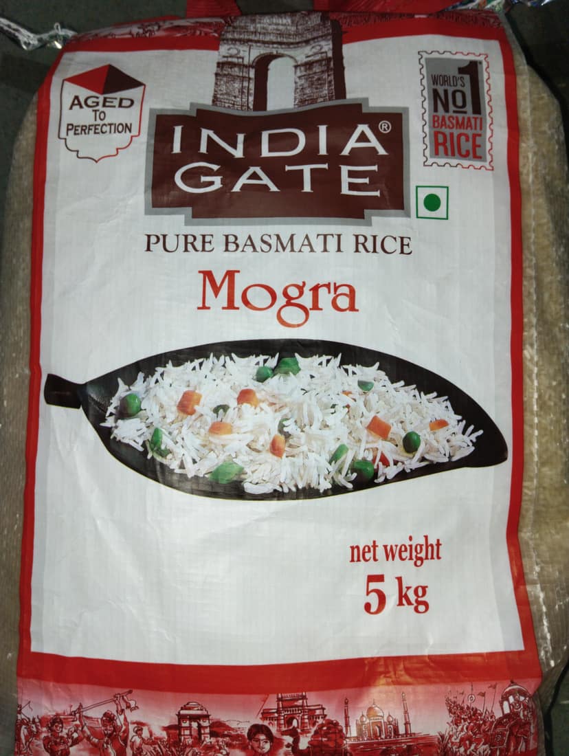 India gate mogra basmati rice 5kg