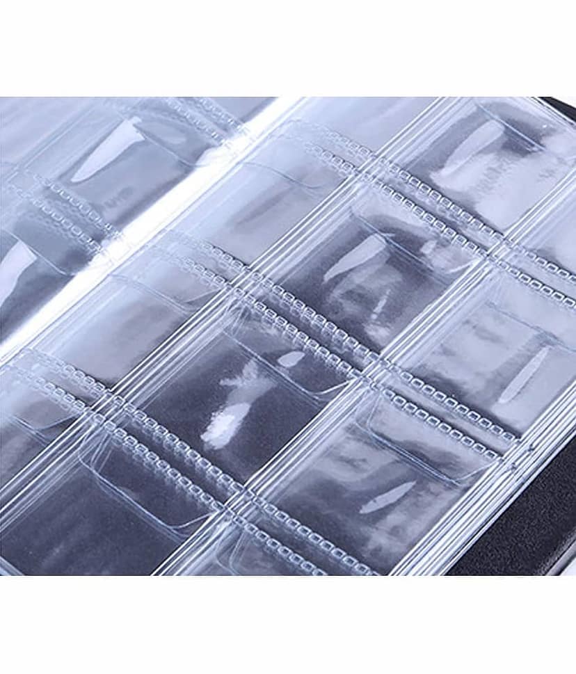 House of Quirk 240 Pockets Coin Holder Collection Coin Storage Album Book for Collectors, Money Penny Pocket (Blue) view 2