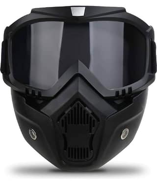 banistrokes Night Vision Black Riding Goggles ( Pack of 1 )
