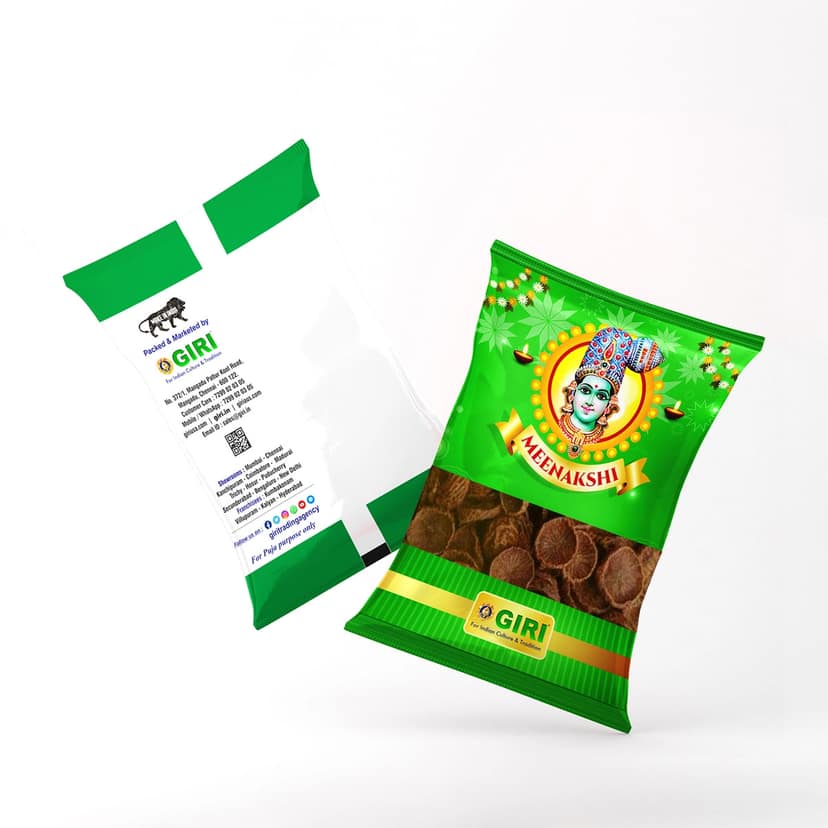 Giri Betulnut - 25 Gms | Areca Nut Pcs | Kachhe Supari Tukda | Paaku for Festivals & Function view 2