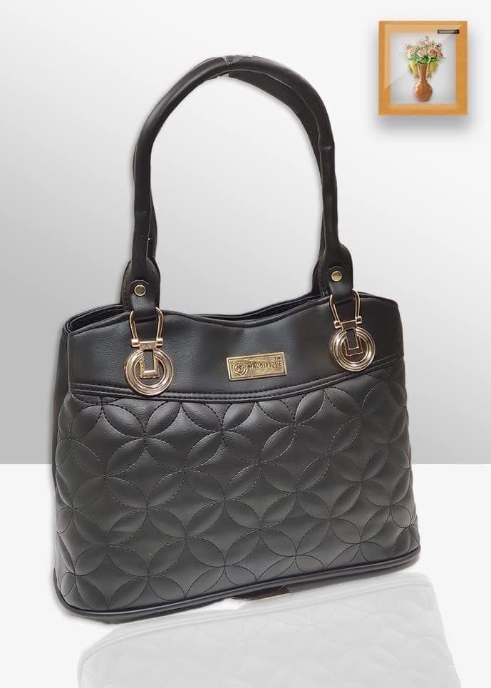 Magnifique Women's Hand/Sling/Side Bag/purse Polyurethane Western (Black) view 2