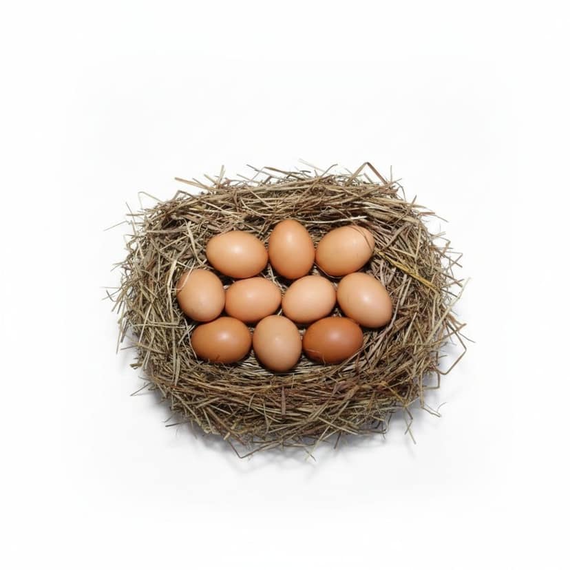 Fresh Farm Eggs - 50 gm - One unit of fresh egg