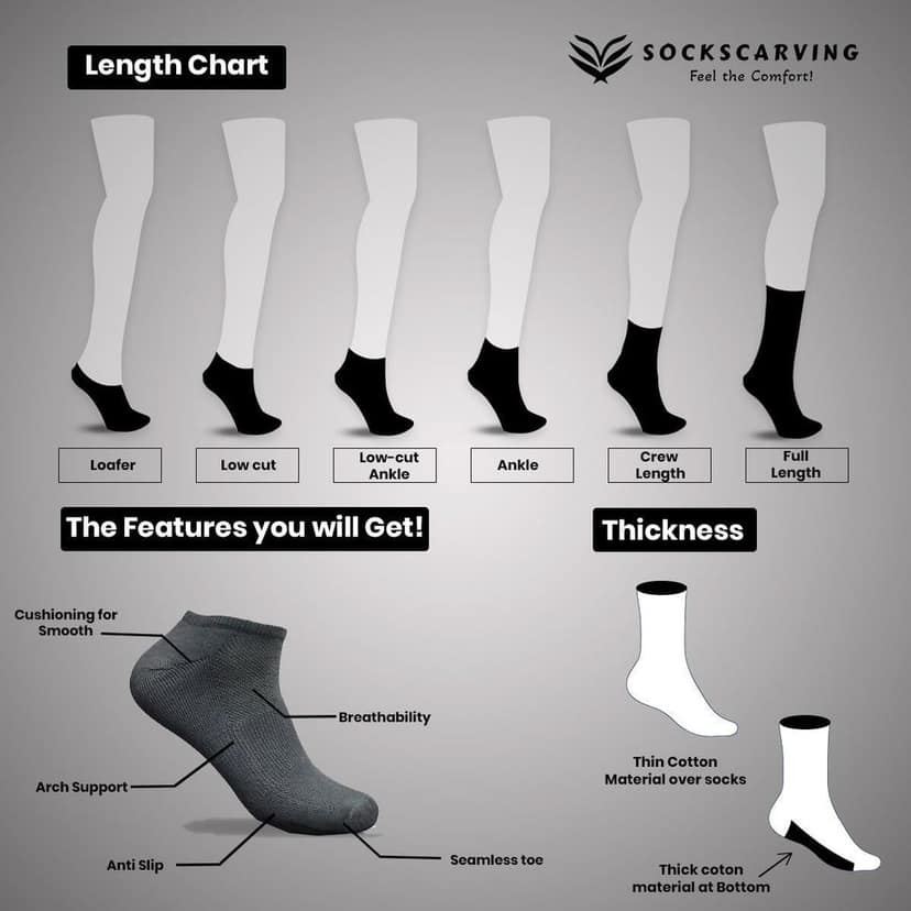 Socks Carving Pack of 4 Multicolour Women's Calf Length Socks, Made With Durable & Breathable Cotton, Free Size, Mild Furry Edition, Suitable for all Season, Soft & Breathable, Daily Use view 6