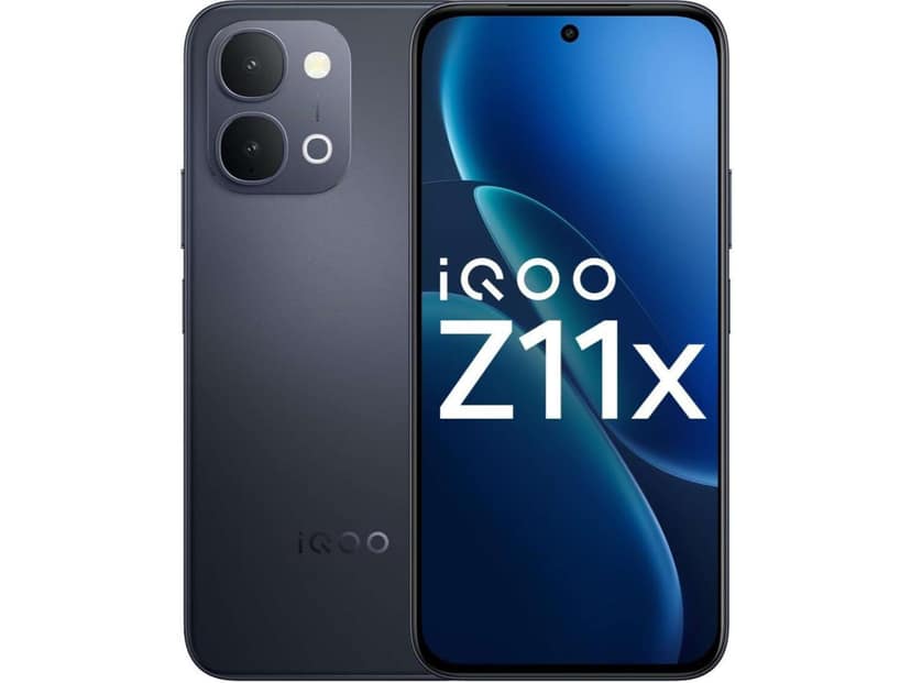 IQOO Z11x 5G Smartphone, 6GB RAM, 128GB Storage - Black
