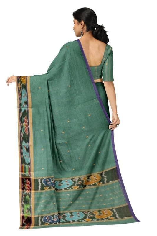 APCO Handloom (A Andhra Pradesh Govt Emporium)- Women's Traditional Pure Handloom Dulla Cotton Saree | DL0088 view 3