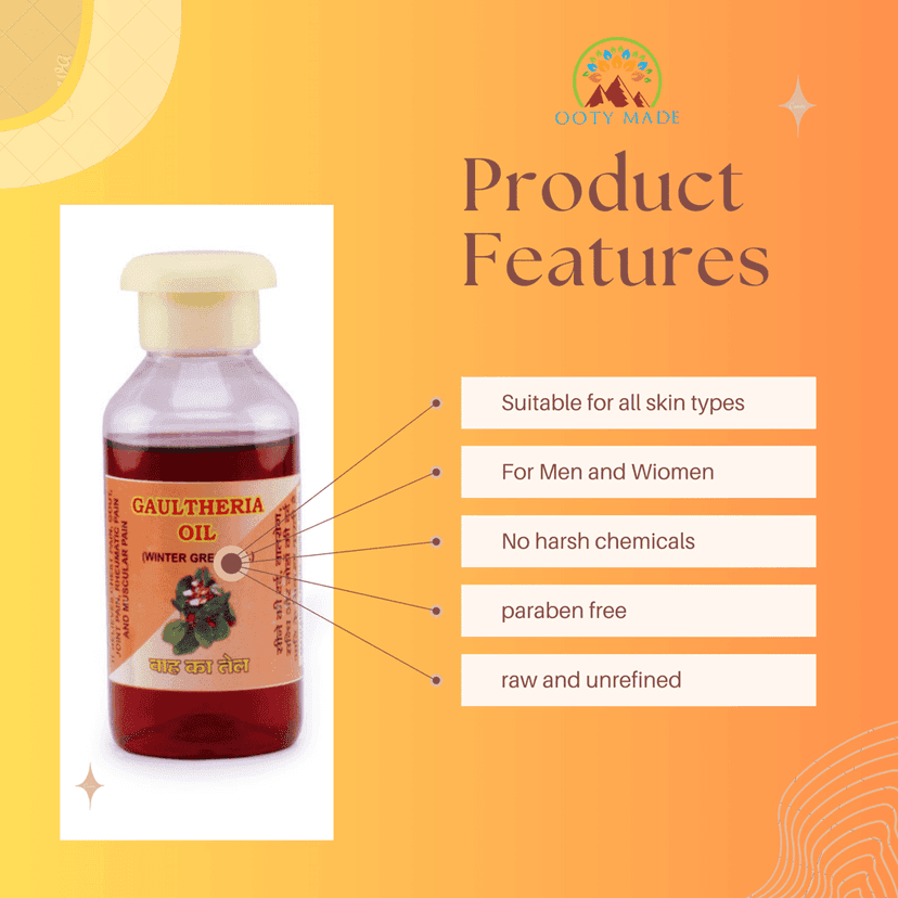 Buy Gaultheria Wintergreen Joint Pain Oil from Nilgiris online view 5