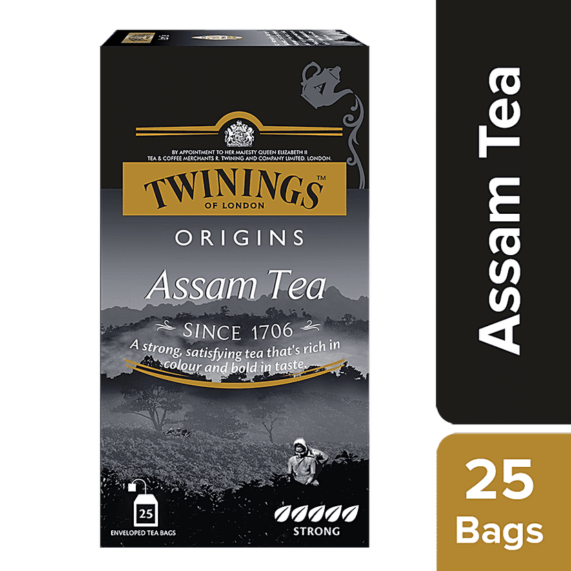 Twinings Tea Bags - Assam, 50 g (25 Bags x 2 g each)