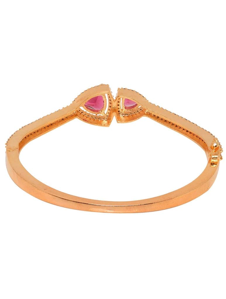 Gold plated Ruby AD Handcrafted Bracelet for Women & Girls view 2