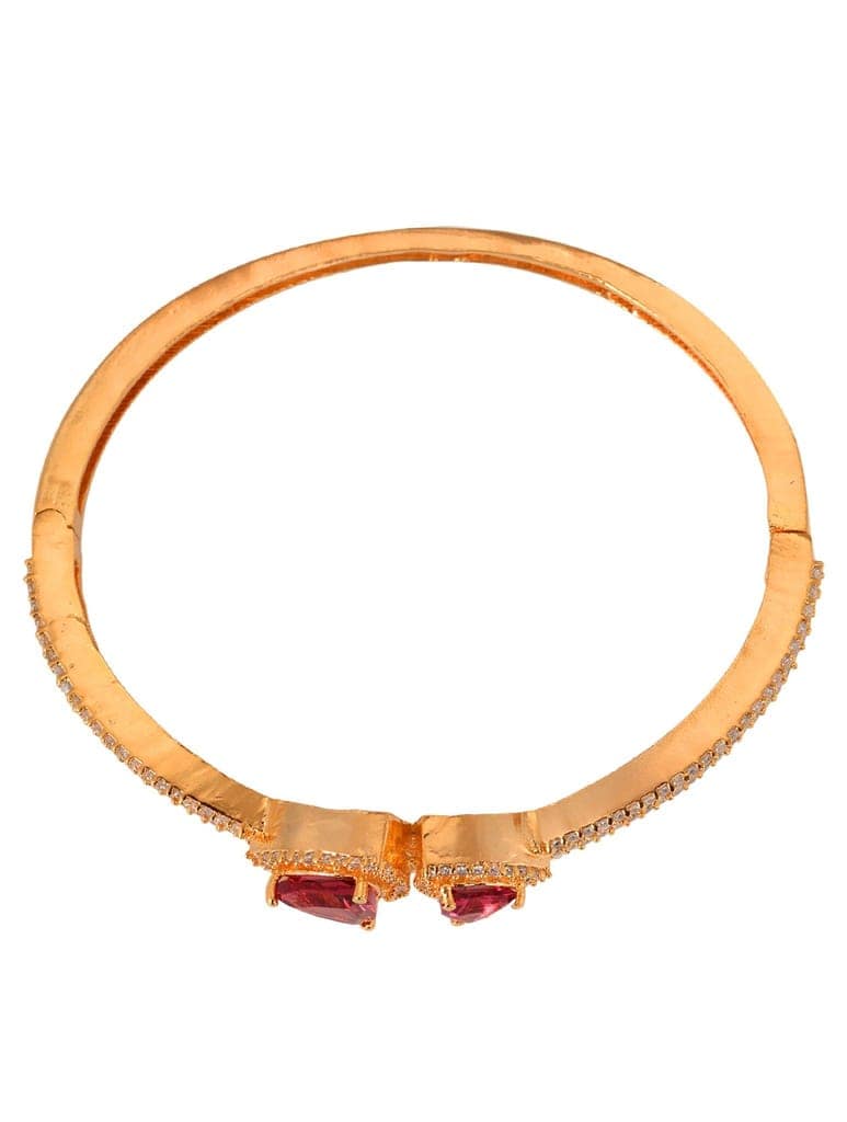 Gold plated Ruby AD Handcrafted Bracelet for Women & Girls view 4