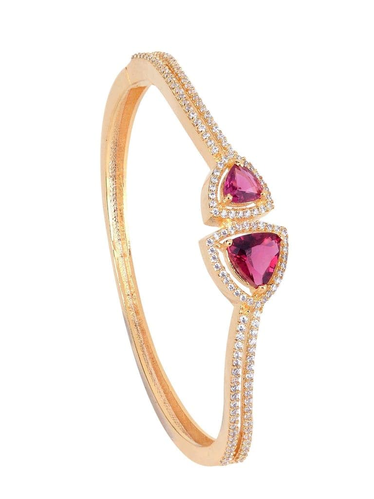 Gold plated Ruby AD Handcrafted Bracelet for Women & Girls view 5