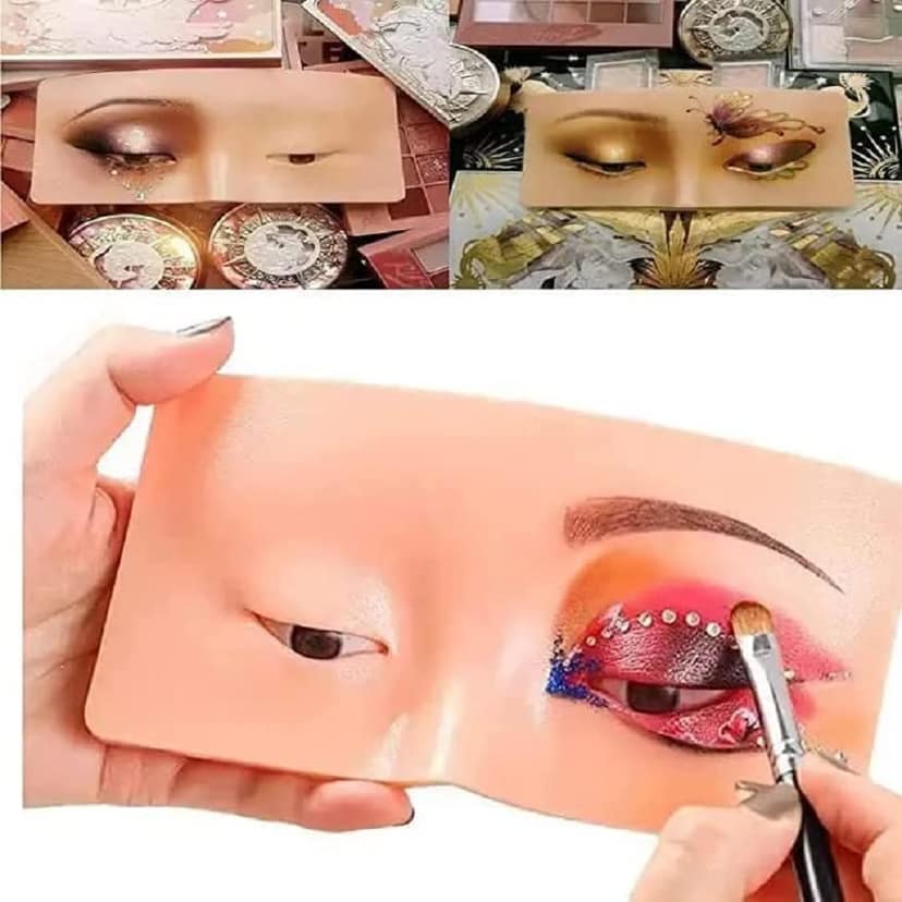 Elecsera Practice Training Head, Beauty Star Makeup Cosmetology Mannequin Head Doll 100 g (Skin) view 3
