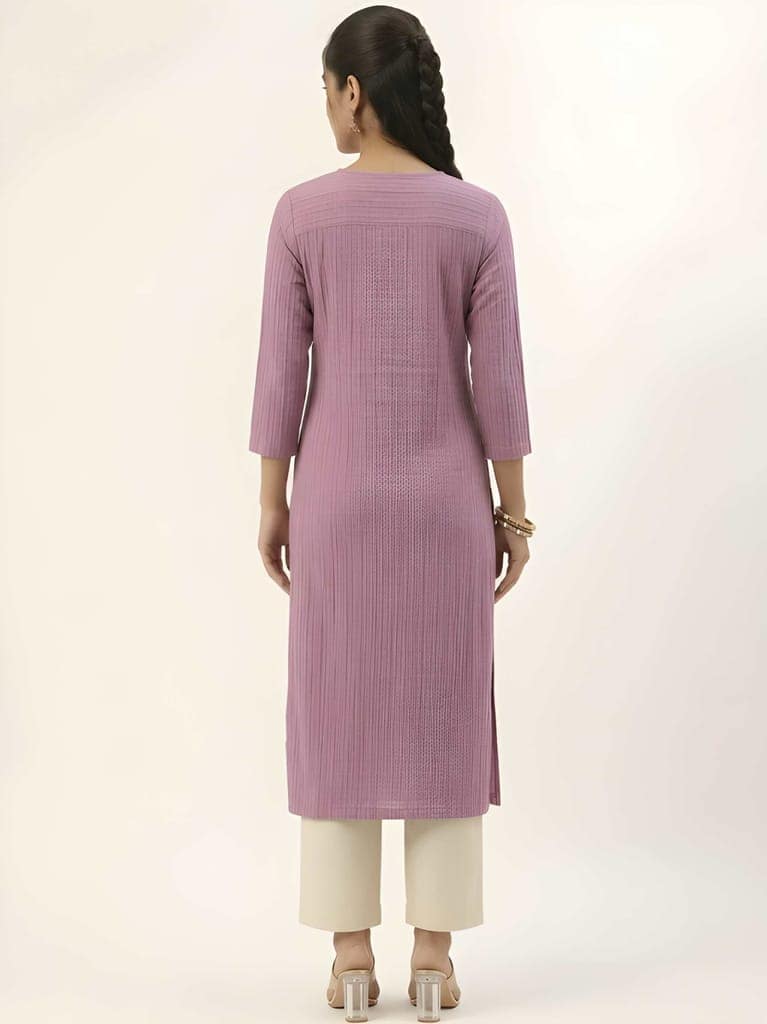 Stylish Kurti for Women, Elegant Traditional Ethnic Wear, Trendy Casual Daily Wear and Office Wear Long Kurta view 5