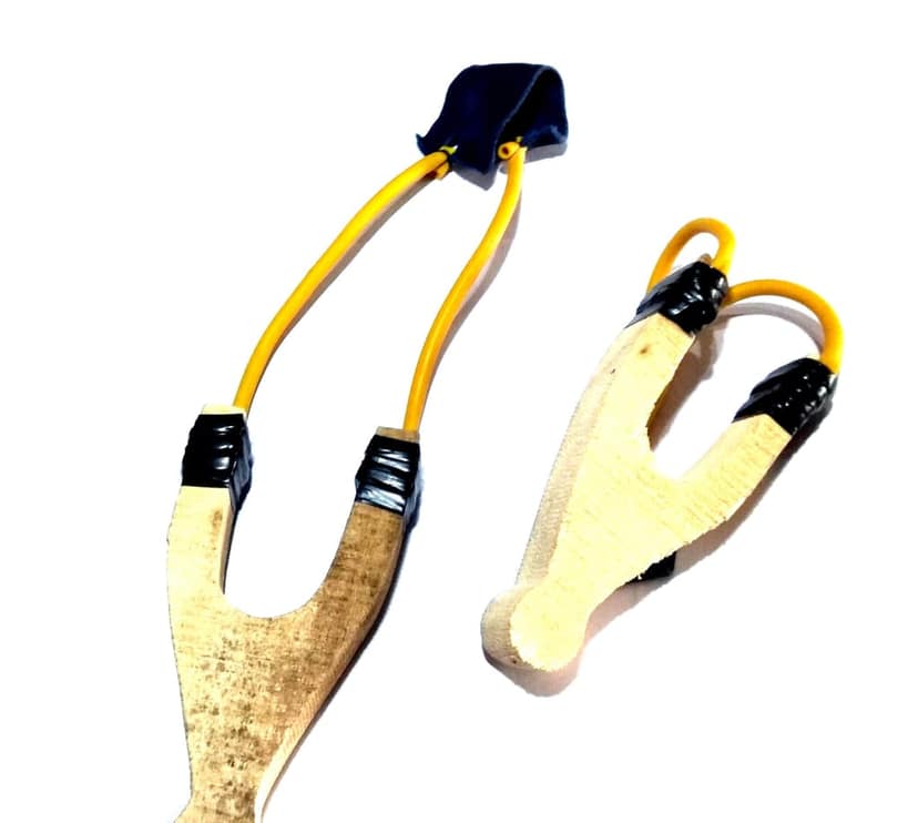Nawani 2 Pic.Wood Handmade Items Gulel. Powerful Shot Size 17X9X2|Yellow view 2
