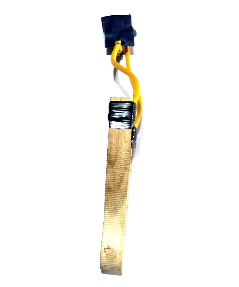 Nawani 2 Pic.Wood Handmade Items Gulel. Powerful Shot Size 17X9X2|Yellow view 3