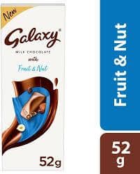 Galaxy Silky Smooth Milk Chocolate With Fruit & Nut, 52 G