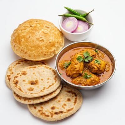 3 Chapathi Chicken Curry