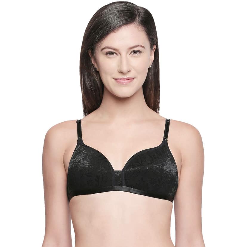 Bodycare Cotton Lightly Padded Non wired Tshirt Bra-Pack of 3 view 2