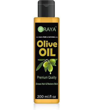 ORAYA 100% Pure & Natural Extra Light Olive Oil Hair Oil- 200 ml