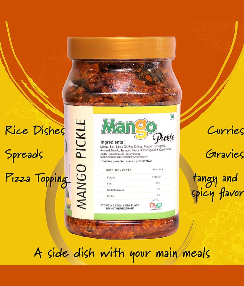 gangawat mango Fruit Pickle 800 g view 3